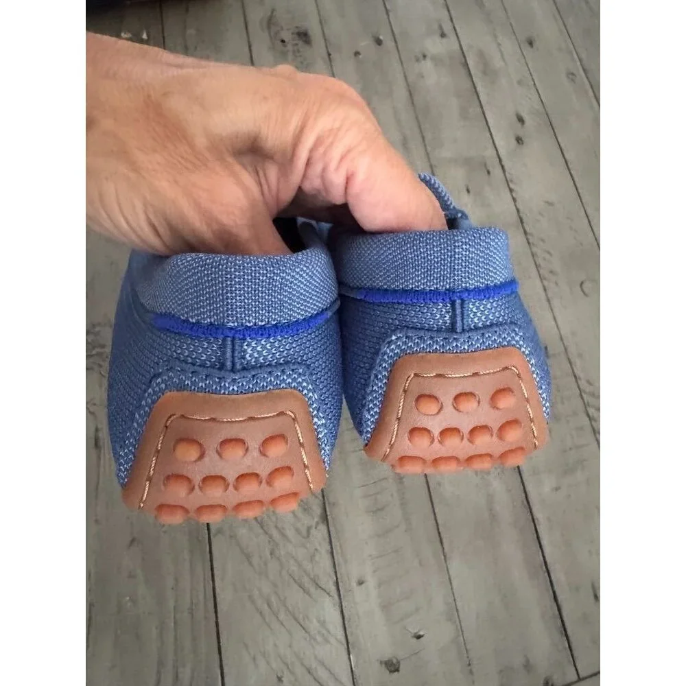 NWOB Rothy's Blue Flats with Braided Detail size 5 - Picture 3 of 6